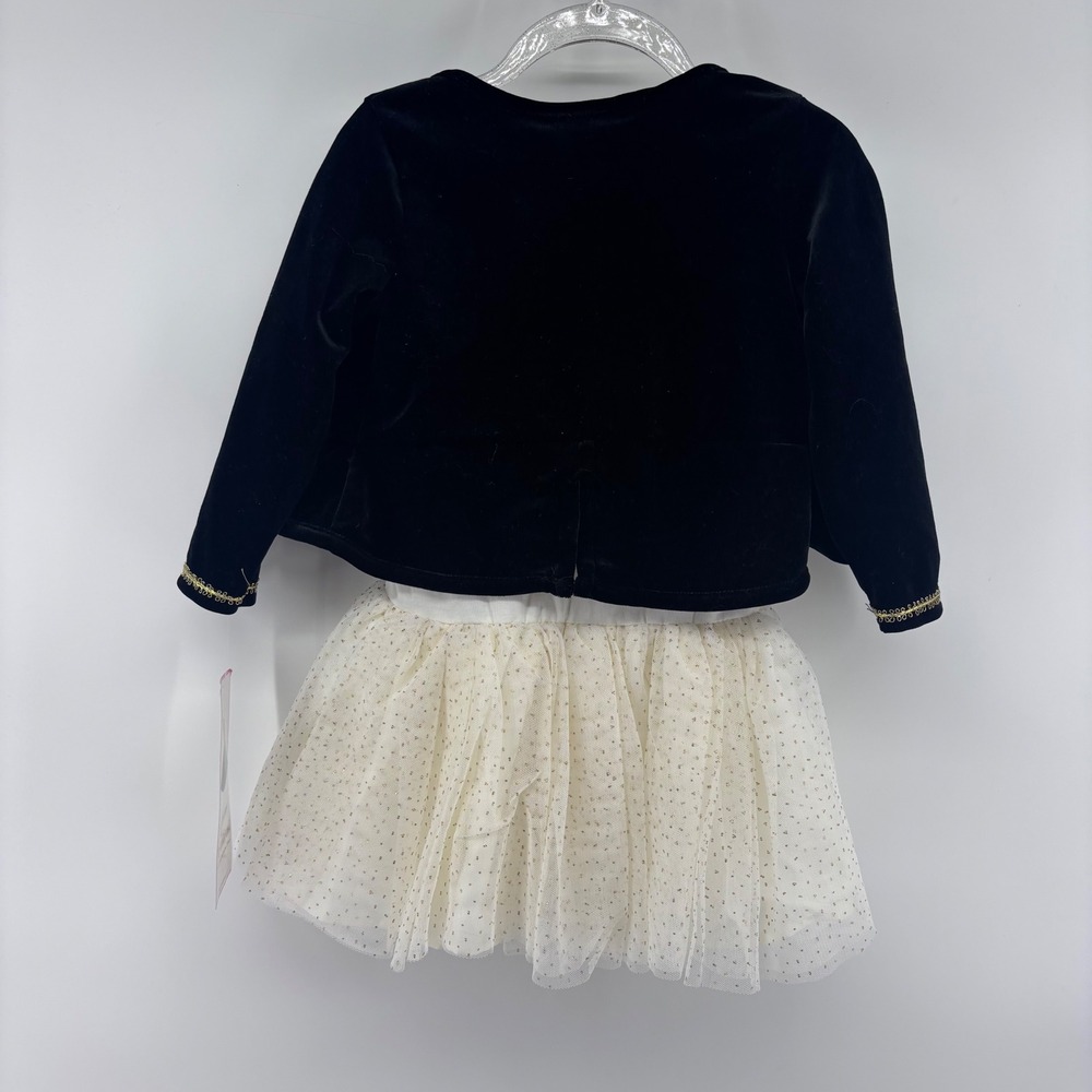 Rare Editions Girls 3T Holiday Dress Outfit Velvet Jacket & Leggings‎ Set - Picture 5 of 7